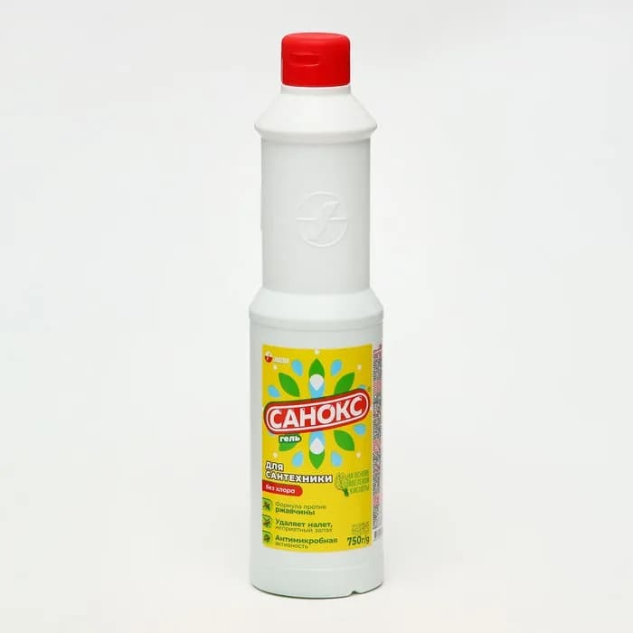 Гель "Санокс", для чистки сантехники, 750 мл