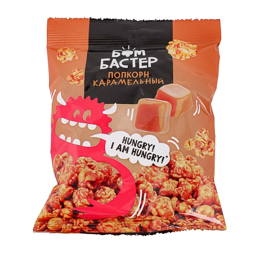 Попкорн Бомбастер со вкусом карамели, 50г