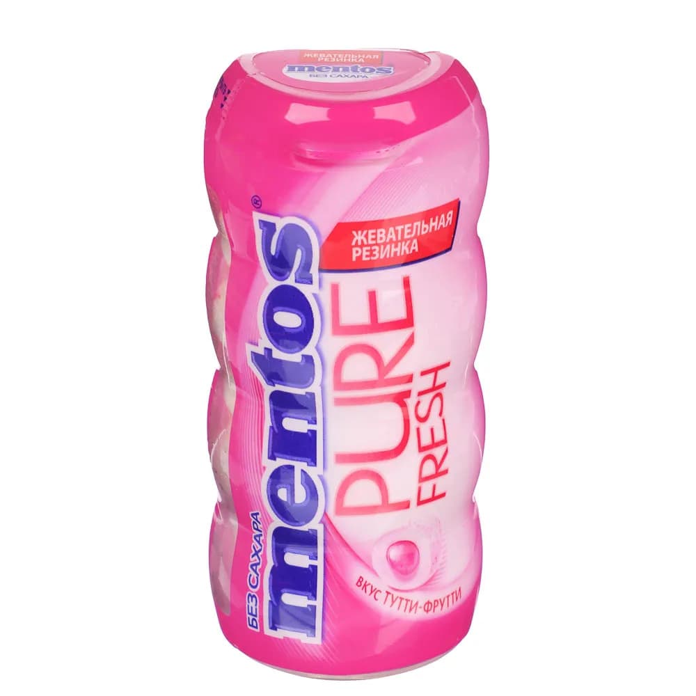 Жевательная резинка Mentos Pure Fresh со вкусом Тутти-Фрутти, 30г