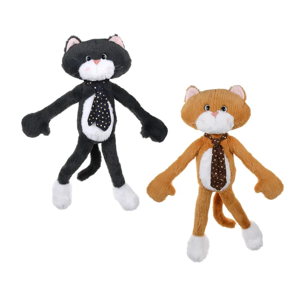 Игрушка мягкая "Котик в галстуке" 55 см, полиэстер, ИГРОЛЕНД, 2804-57, 3+