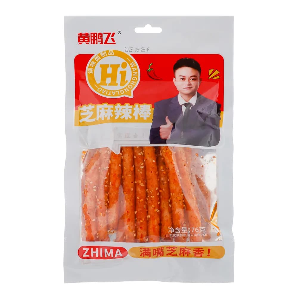 Закуска снековая со вкусом острых колбасок с кунжутом ZHIMA 76гр