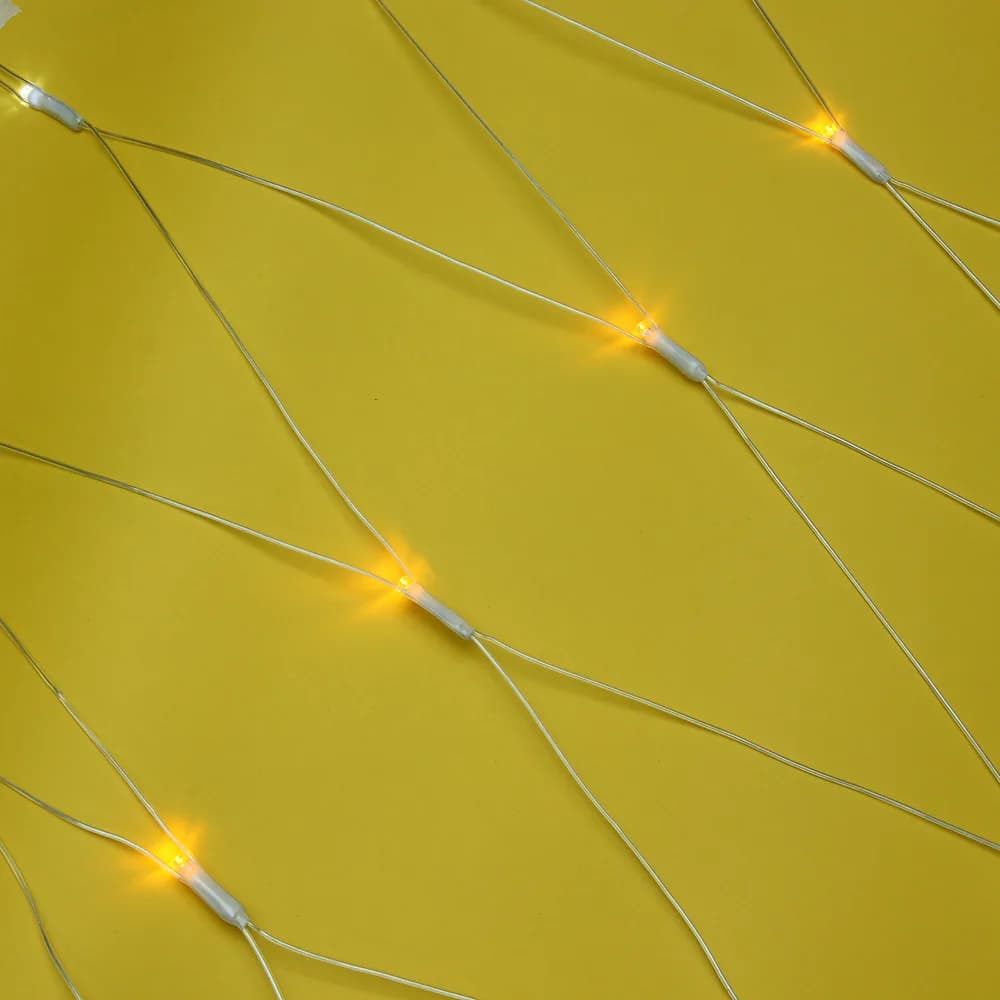 СНОУ БУМ Гирлянда эл. сеть водопад 1, 6x1, 6м, 144LED, белый/шампань, 8 режимов, ПВХ прозр., 220В