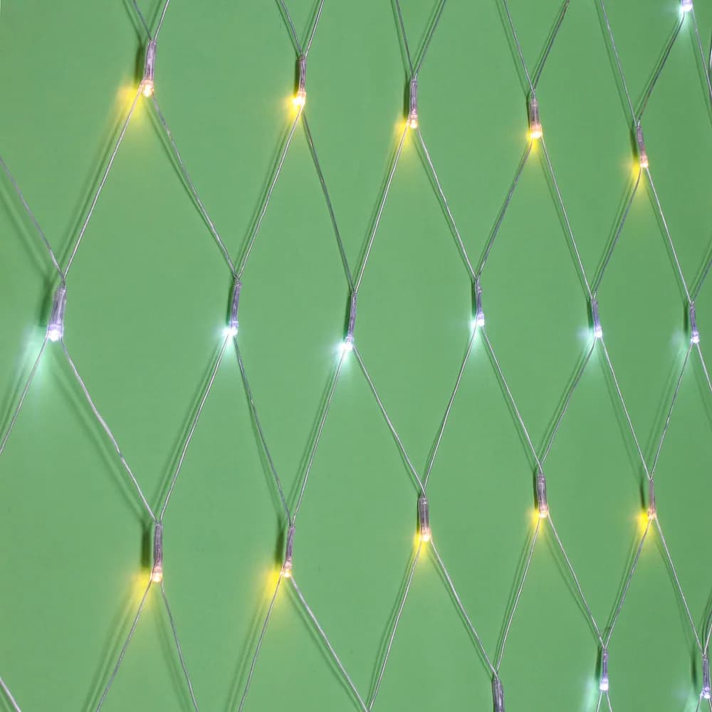 СНОУ БУМ Гирлянда эл. сеть водопад 144LED, 1, 6x1, 6м, белый/шампань, 8 реж, ПВХ прозр., 220В