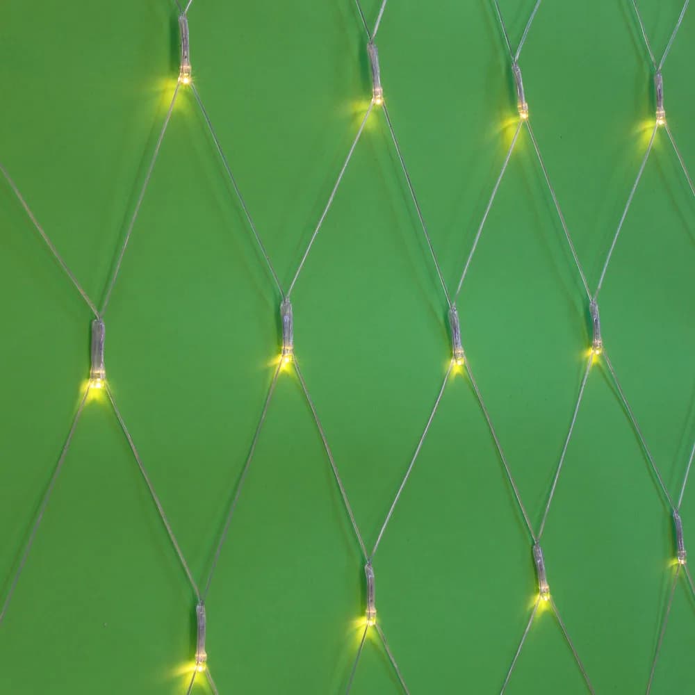 СНОУ БУМ Гирлянда эл. сеть 144LED, 1, 6x1, 6м, шампань, плавное мерцание, ПВХ прозр., 220В