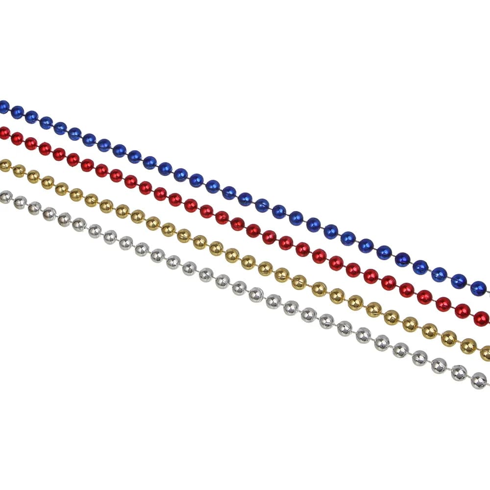 СНОУ БУМ Бусы 0, 8x500 см, пластик, микс, 26-748