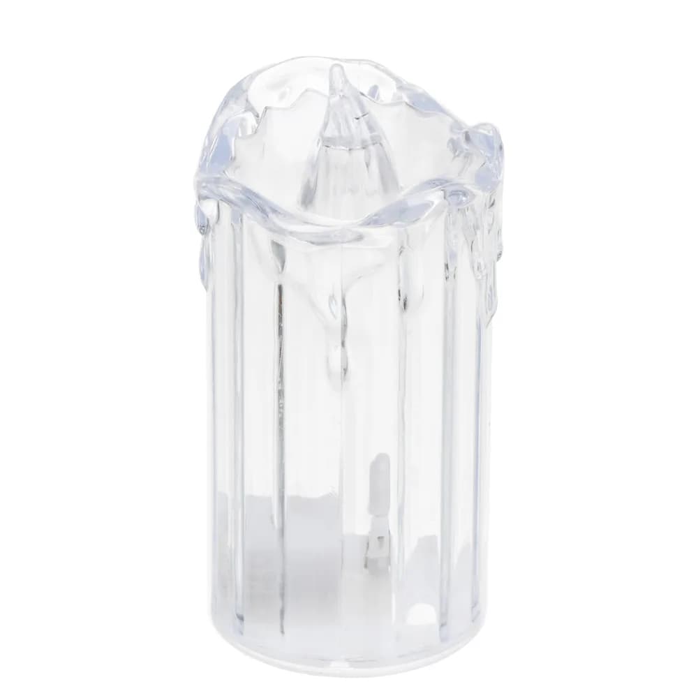 Светильник декор. LED СНОУ БУМ в виде свечи, 3, 5x8см, PS, 3xLR1130, 1 режим