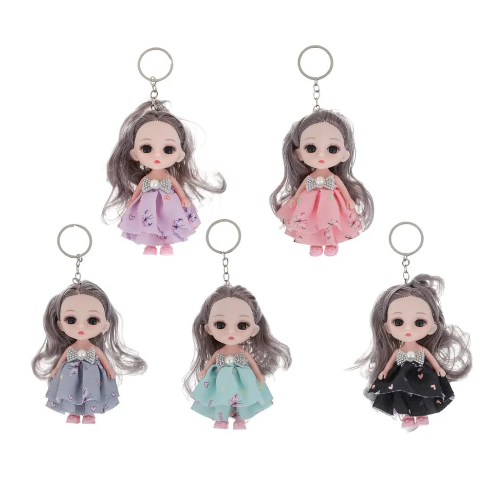 Кукла 10 см с подвесом, PVC, PP, ИГРОЛЕНД, 3+