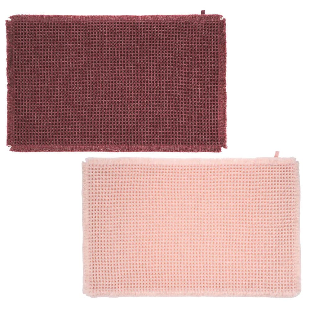 Коврик для ванной комнаты VETTA Бургунди, полиэстер 1000г/м2, 50x80см, 2 цвета