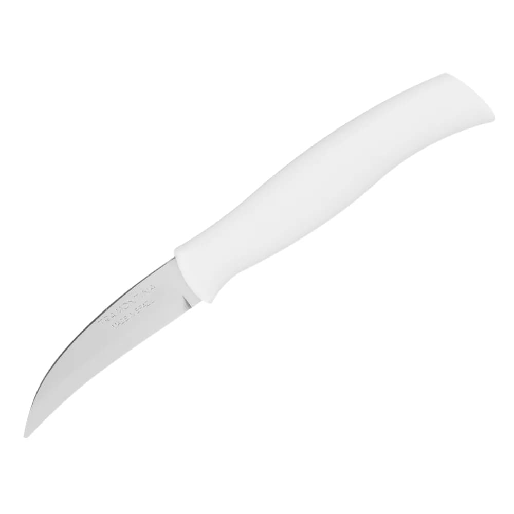 Нож овощной тм Tramontina Athus 8см, белая ручка, 23079/083