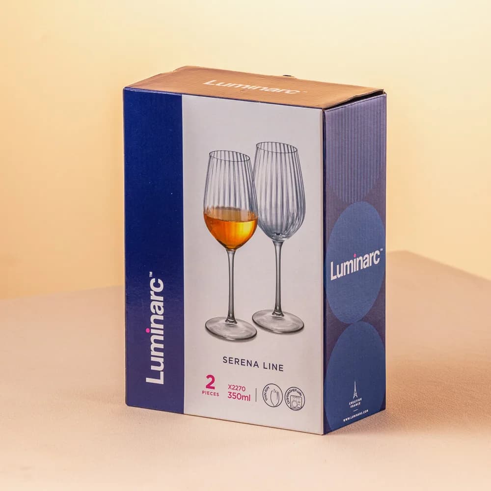 LUMINARC Serena Line Набор бокалов для вина 2шт 350мл, стекло