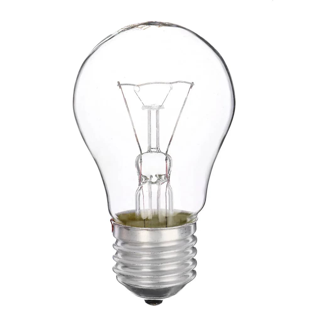 Лампа накаливания с прозрачной колбой Camelion, 95/A/CL/E27/G, ЛОН, ГОФРА, Б230-95-6