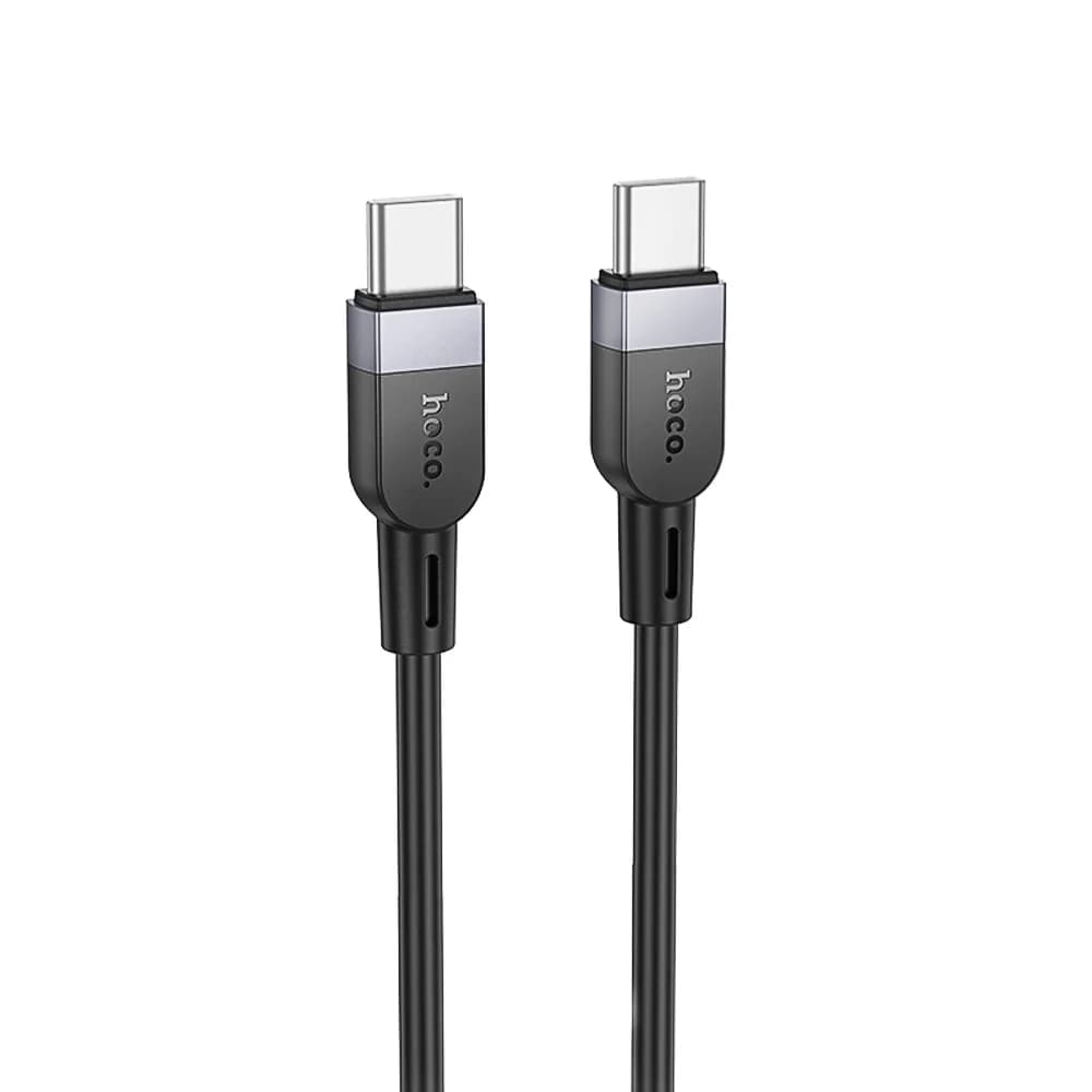 Кабель для зарядки Type C-Type C hoco. модель X109 Energy, 60Вт, 2 м, силикон, черный