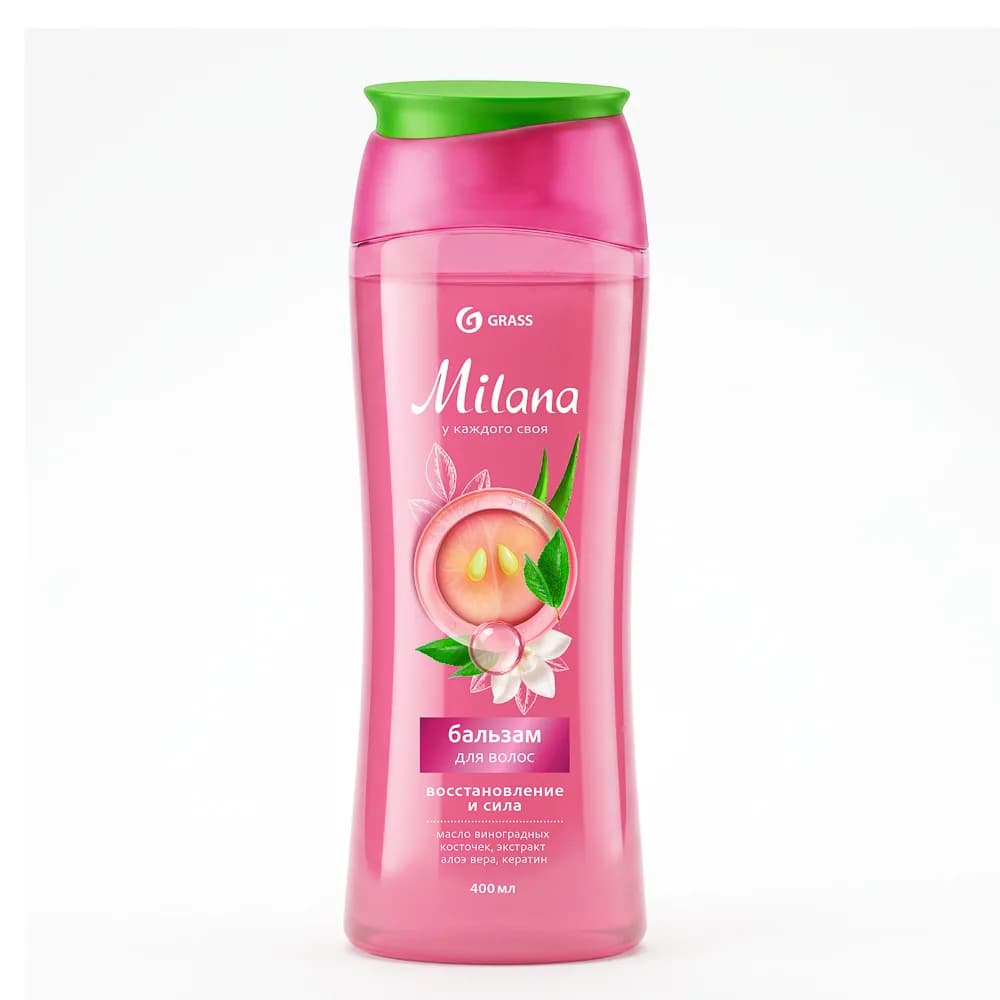 Бальзам для волос Milana Восстановление и сила с кератином, 400мл