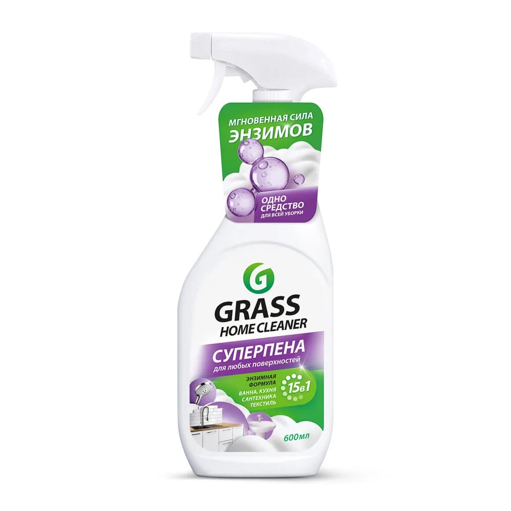 Чистящее средство универсальное с многофункциональное с энзимами Grass Home cleaner, 600мл