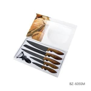 Набор кухонных ножей в комплекте c овощечисткой 6PCS 20.5cm 23.5cm 33.5cm 33.5cm 33.5cm 13cм