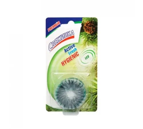 Свежинка Таблетка д/сливного бачка 40г Хвоя 1шт