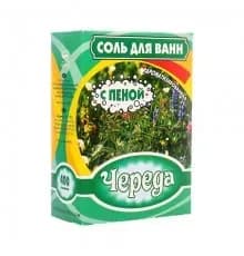 Соль д/ванн (с пеной) 400г Череда