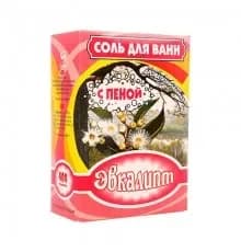 Соль д/ванн (с пеной) 400г Эвкалипт