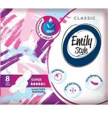 Emily Style Прокладки CLASSIС SUPER 8шт Ультратонкие