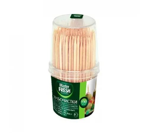 Master FRESH Зубочистки 190шт (с дозатором)
